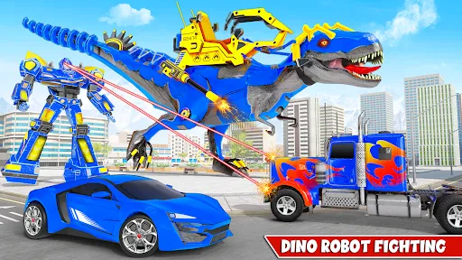 Dino Transform Robot Car Game | juego | XWorld