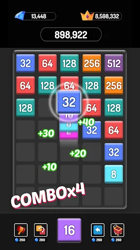 X2 Blocks : 2048 Merge Games | juego | XWorld