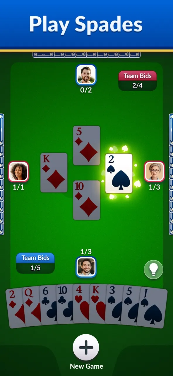 Spades - Classic Cards | Permainan | XWorld