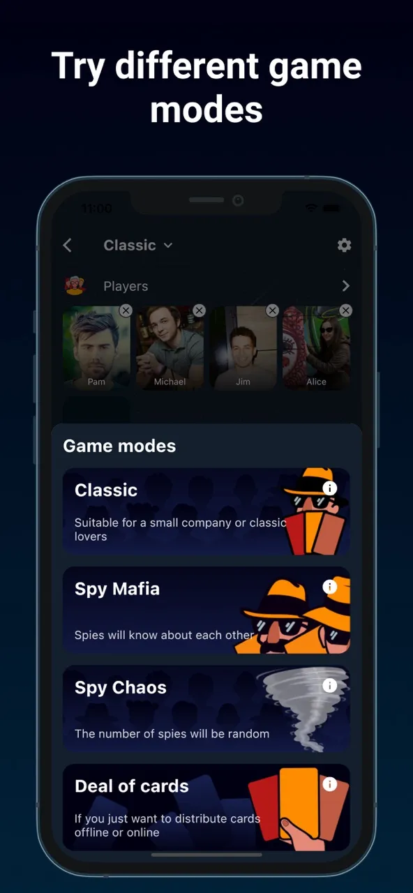Spy - the game for a company | Games | XWorld