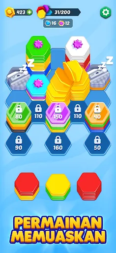 HexaGo - Teka-teki Pengisihan | Permainan | XWorld