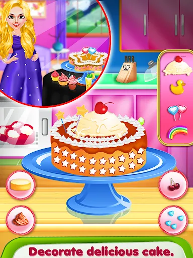 Bữa tiệc tắm em bé công chúa | Games | XWorld