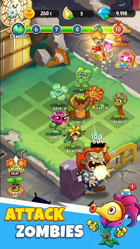 Flower Merge: Zombie Attack | 游戏 | XWorld