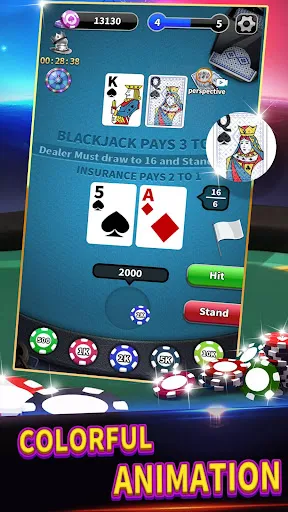 BlackJack 21 Lite Offline Game | Permainan | XWorld
