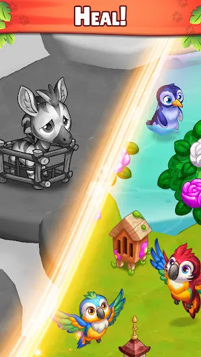 Paradise Paws: Merge Animals | Permainan | XWorld