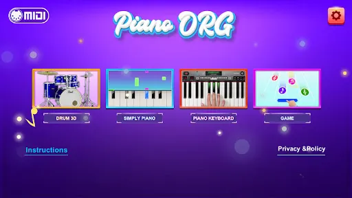 Piano ORG : Play Real Keyboard | 游戏 | XWorld