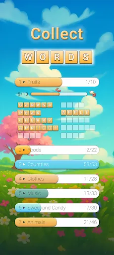WordSort -Relaxing Word Puzzle | Jogos | XWorld