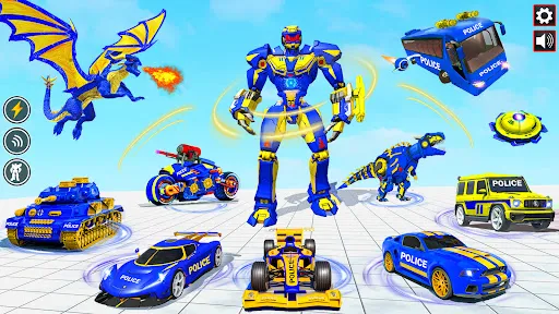 Dragon Robot Car Transform | Games | XWorld