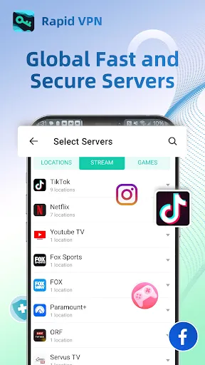 Rapid VPN - Safe Secure Proxy | 游戏 | XWorld