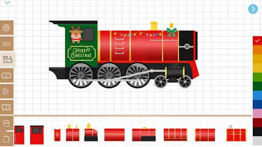 Tren navideño:juego para niños | juego | XWorld