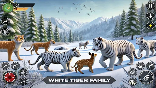 Snow Tiger Family Simulator 3D | 游戏 | XWorld