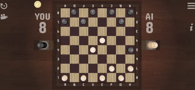 Checkers Game ‣ Dames | Игры | XWorld