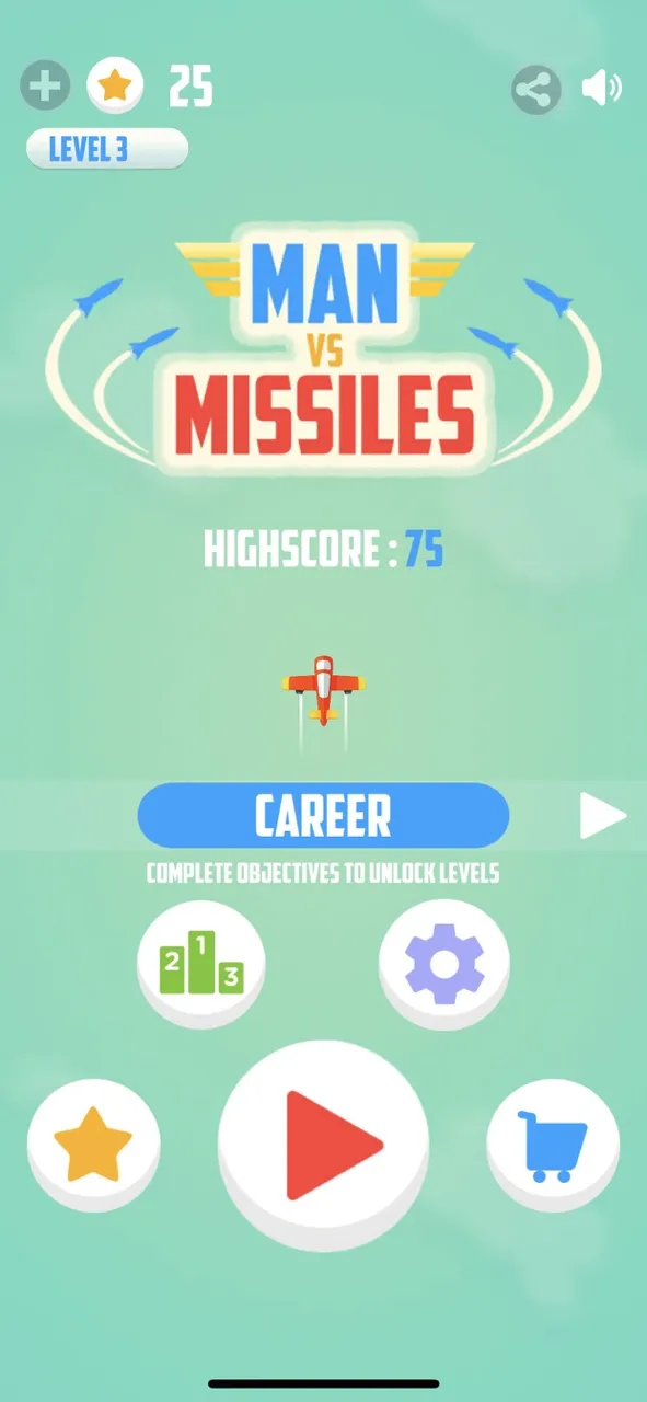 Man Vs. Missiles | Permainan | XWorld