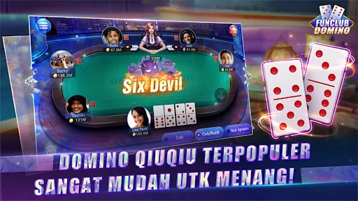 FunClub Domino QiuQiu 99 SicBo | Permainan | XWorld