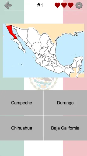 Mexican States - Mexico Quiz | Jogos | XWorld