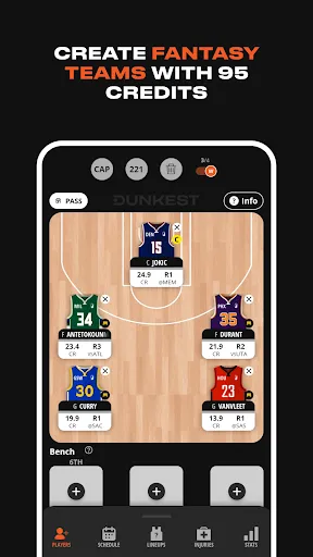 Dunkest - NBA Fantasy | Jogos | XWorld