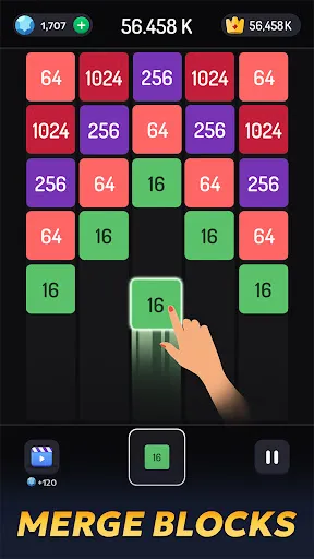 2048 Merge Games - M2 Blocks | Games | XWorld