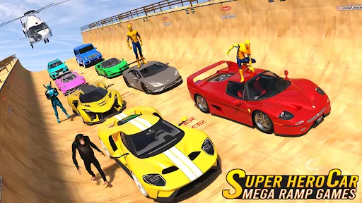 Superhero Car: Mega Ramp Games | Игры | XWorld