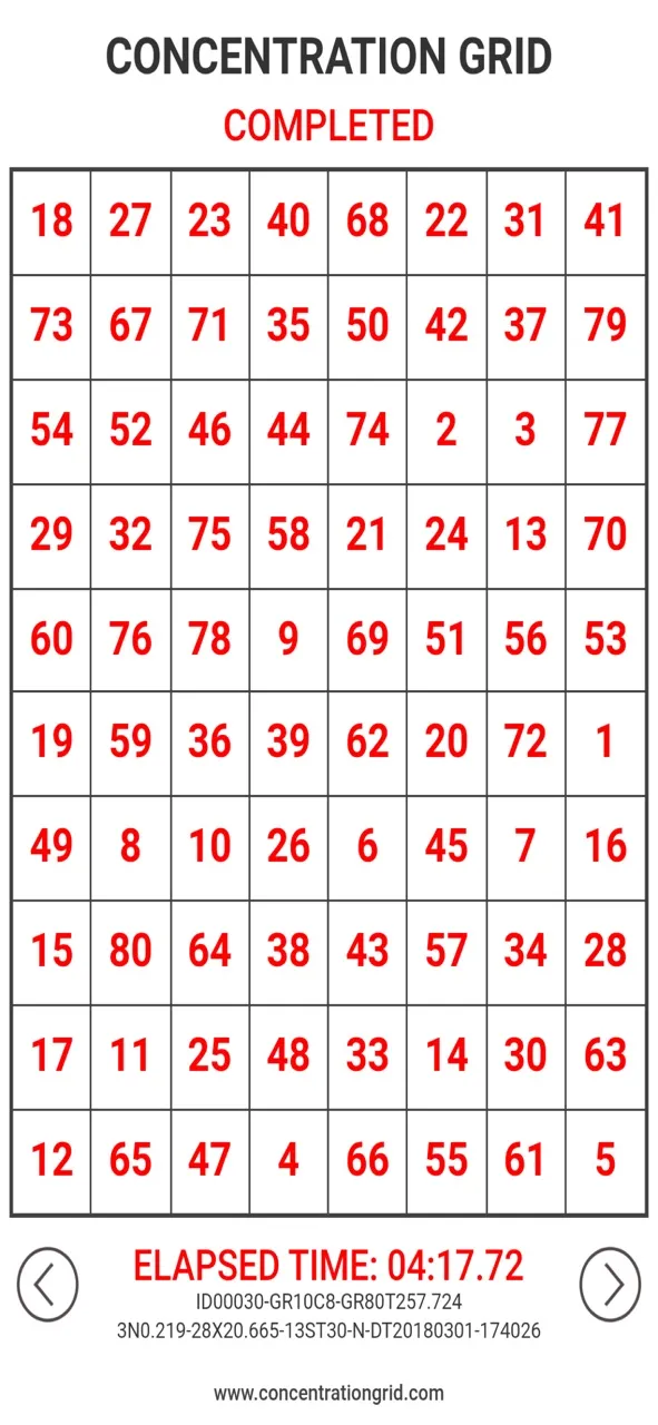 Concentration Grid | Permainan | XWorld