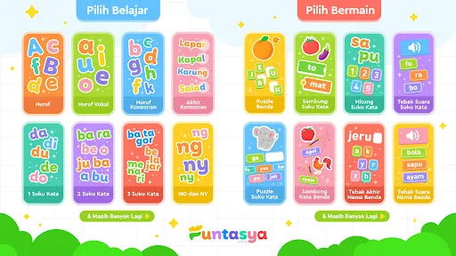 Belajar Membaca Anak TK PAUD | Permainan | XWorld