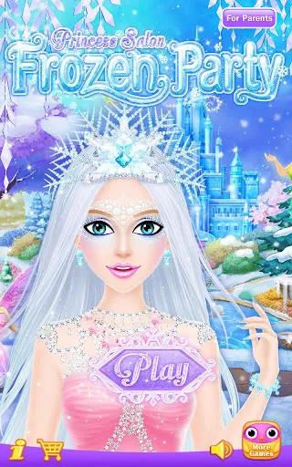 Princess Salon: Frozen Party | Permainan | XWorld