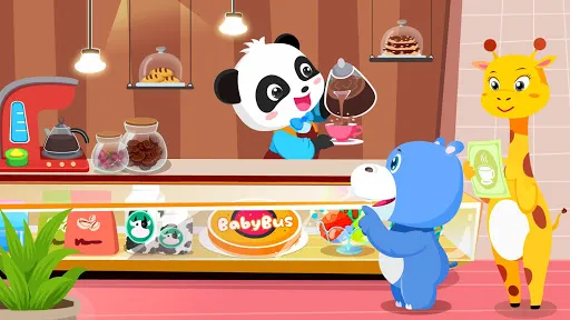 El Verano del Panda Bebé: Café | juego | XWorld