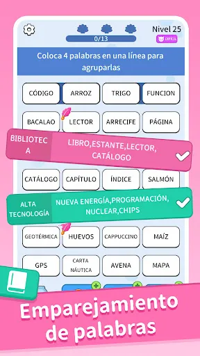 Cambia las Palabras: Connect | juego | XWorld