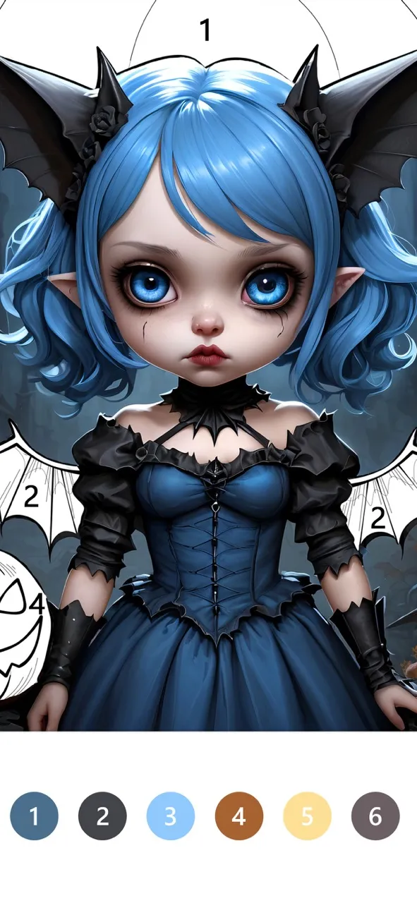 Macabre Color Paint By Number | Jogos | XWorld
