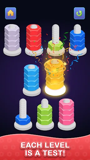 Nuts & Bolts - Color Sort Game | Игры | XWorld