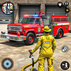 XWorld | Fire Truck Rescue Sim Games 3d