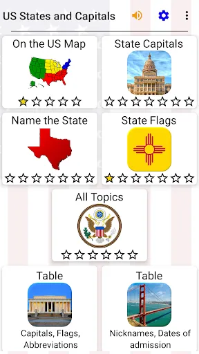 50 US States - American Quiz | Games | XWorld