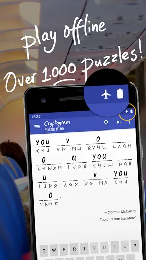 Cryptogram - puzzle quotes | Игры | XWorld