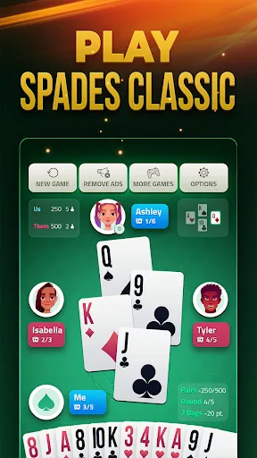 Spades Offline - Card Game | Games | XWorld