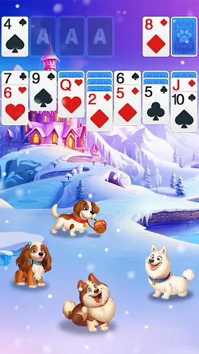 Solitaire Dog Rescue | Games | XWorld