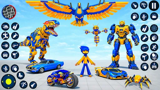 Robot Game Transformation Game | Игры | XWorld