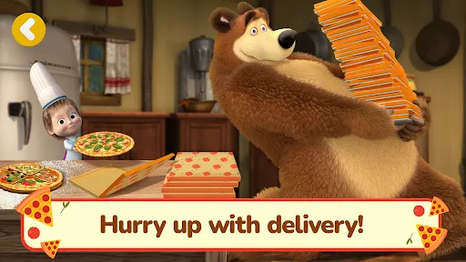 Masha and the Bear Pizza Maker | เกม | XWorld