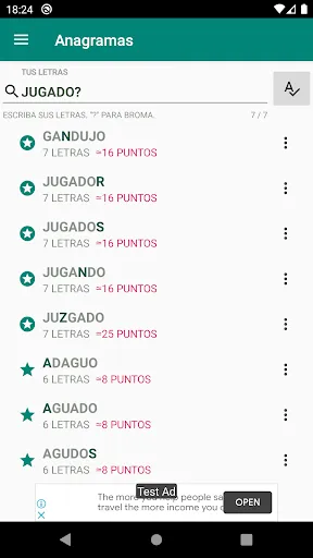 Alphagram-R: Anagramas | juego | XWorld Alphagram-R: Anagramas | juego | XWorld