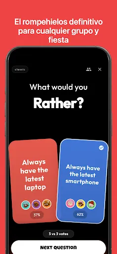 Qué Prefieres — WYR | juego | XWorld