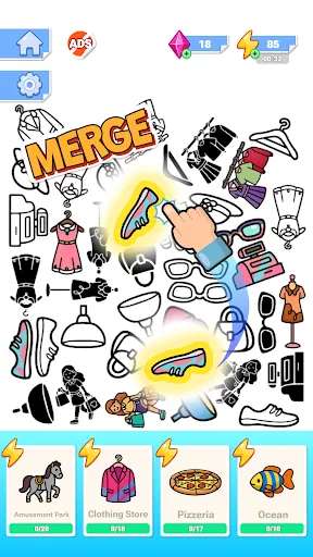 Color Sticker Merge | Games | XWorld