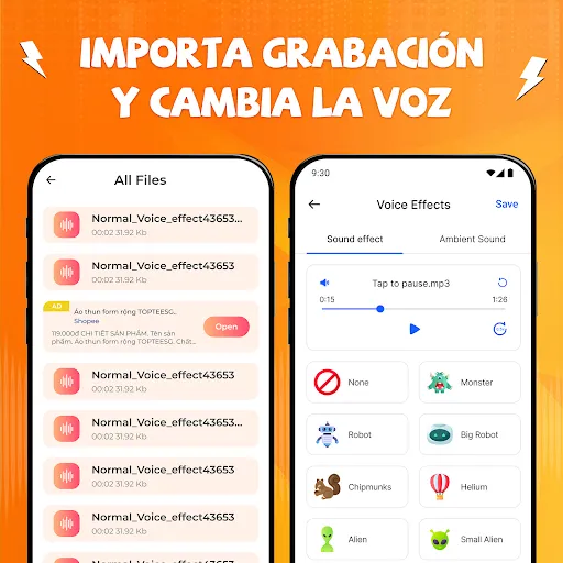 Cambiador de Voz con Efectos | juego | XWorld Cambiador de Voz con Efectos | juego | XWorld