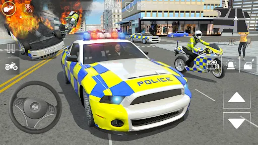 Police Car Driving Motorbike | Games | XWorld