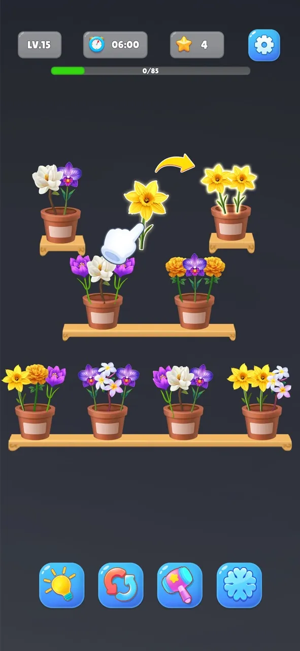 Flower Sort: Bloom Puzzle Game | 游戏 | XWorld