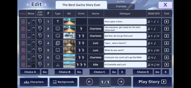 Gacha Story - VN Creator | Games | XWorld