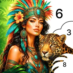 XWorld | Jungle Color By Number Games