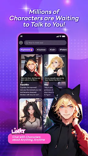 Linky AI: Chat, Play, Connect | Permainan | XWorld