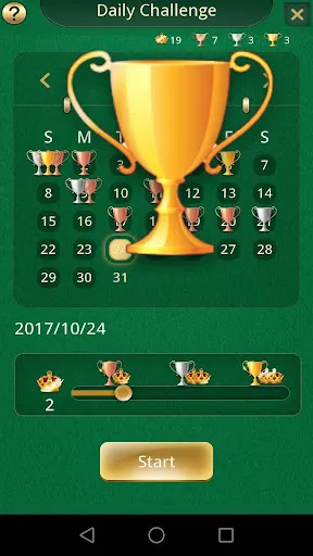 Solitaire Daily Challenges | Games | XWorld