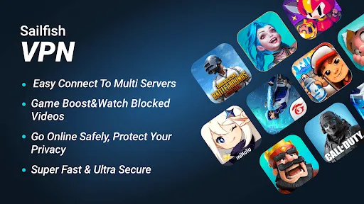 SailfishVPN - Fast, Secure VPN | Games | XWorld