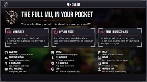 REX MU: MMORPG | Games | XWorld REX MU: MMORPG | Games | XWorld