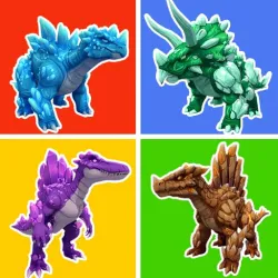 XWorld | Crystal Dinosaur Element Fight