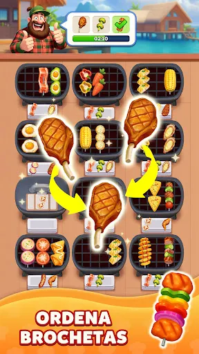 Grill Match - Ordenar Comida | juego | XWorld Grill Match - Ordenar Comida | juego | XWorld